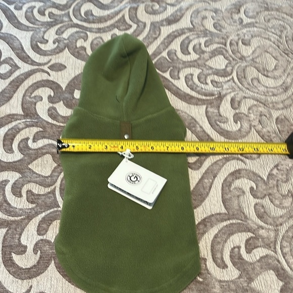 Gooby Fleece Vest Hoodie Dog Sweater - Green, Medium NWT - Picture 9 of 9
